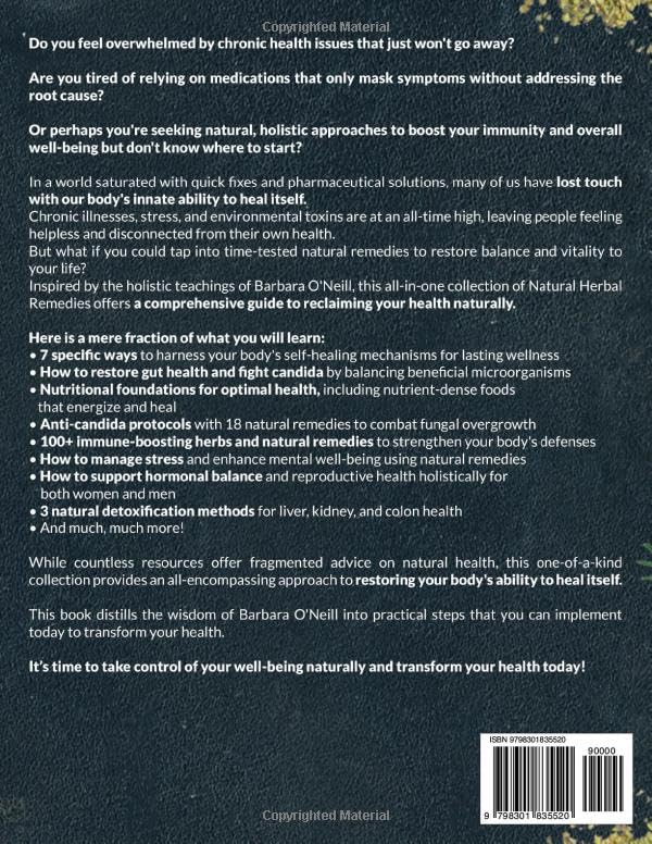 The Complete Self Healing Collection of Natural Herbal Remedies Inspired by Barbara O'Neill