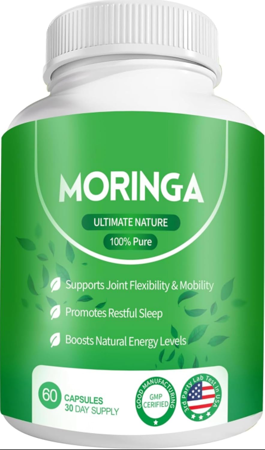 Moringa Dietary Supplement Capsules