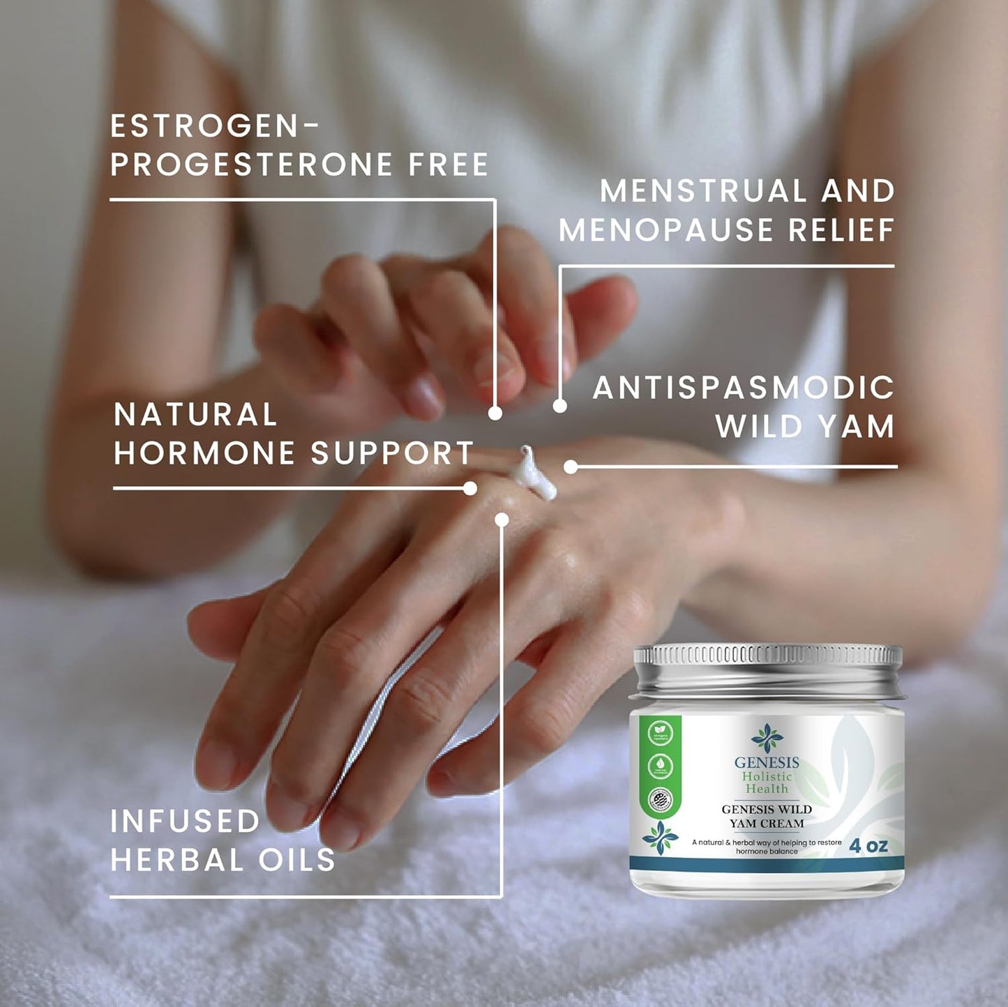 Wild Yam Cream for Hormonal Support