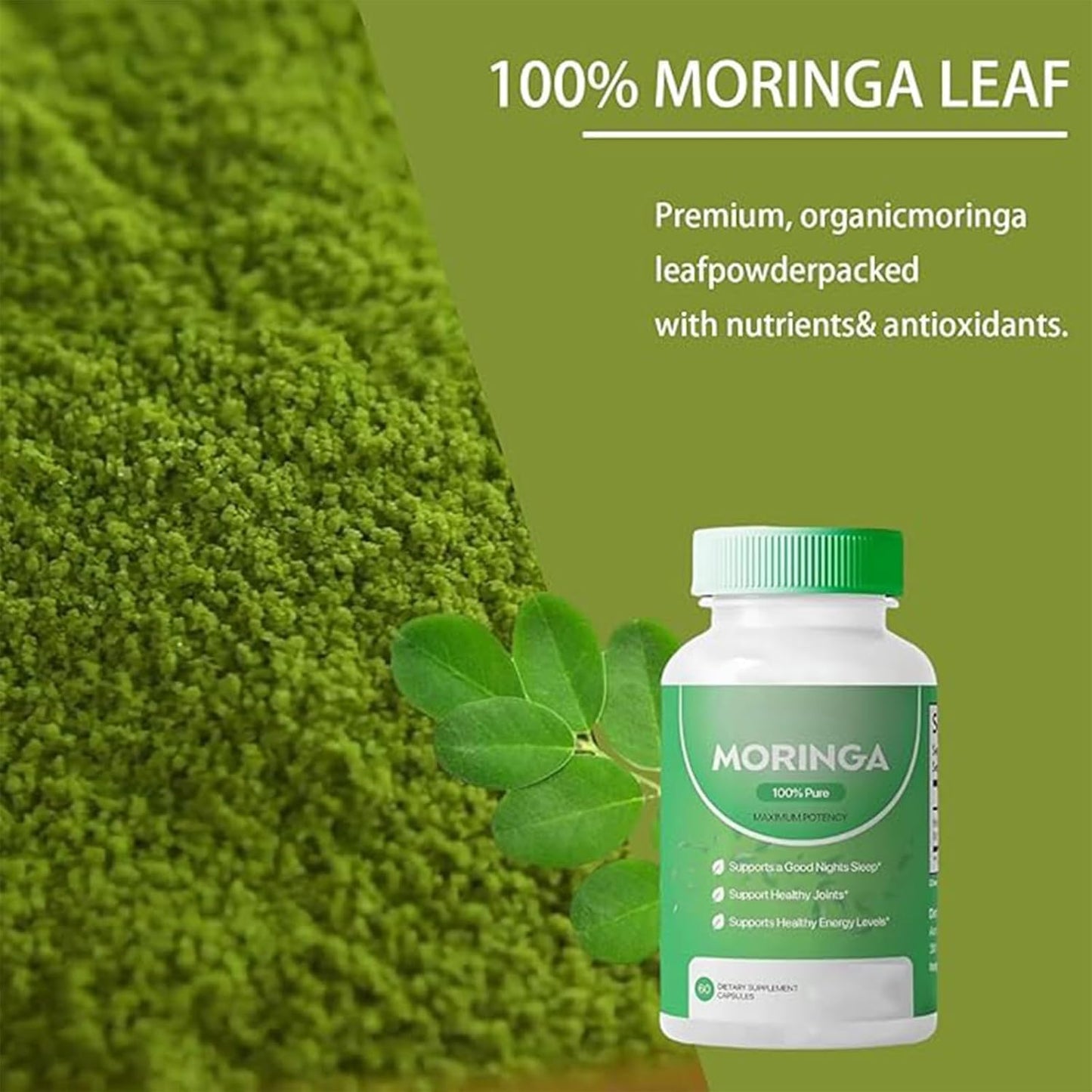 Moringa Dietary Supplement Capsules