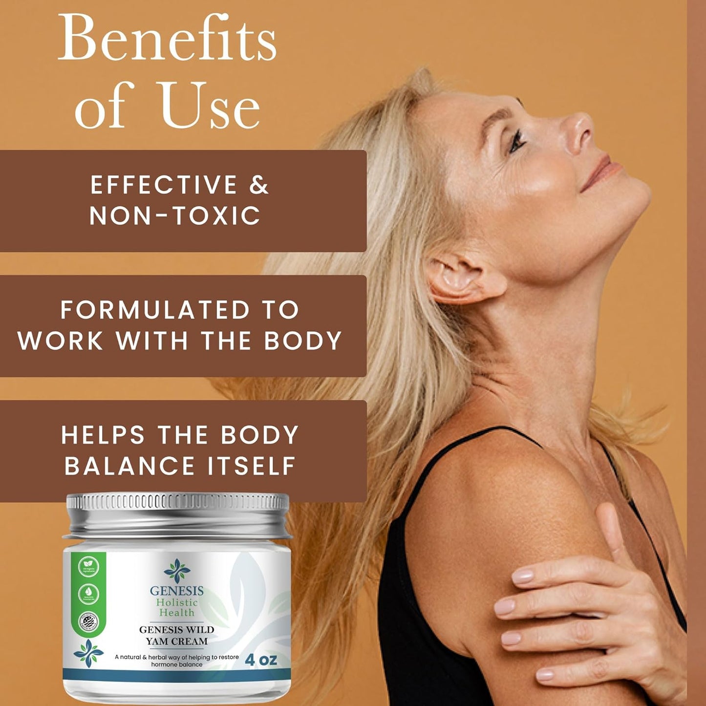 Wild Yam Cream for Hormonal Support