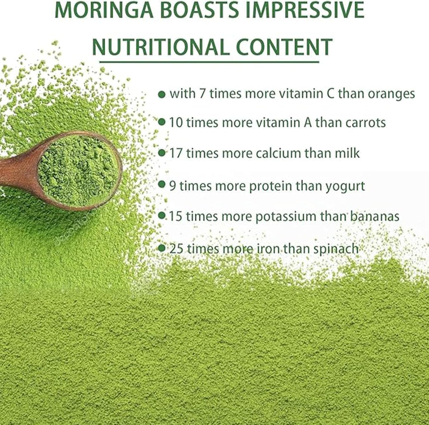 Moringa Dietary Supplement Capsules