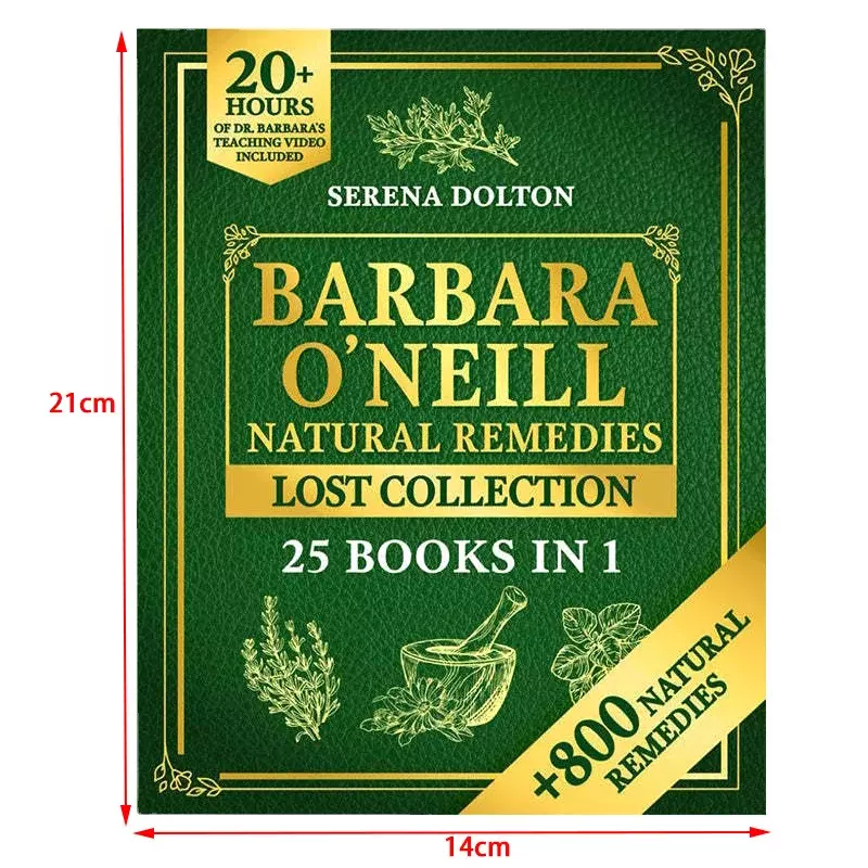 25 Books In 1 Barbara O'Neill Natural Remedies