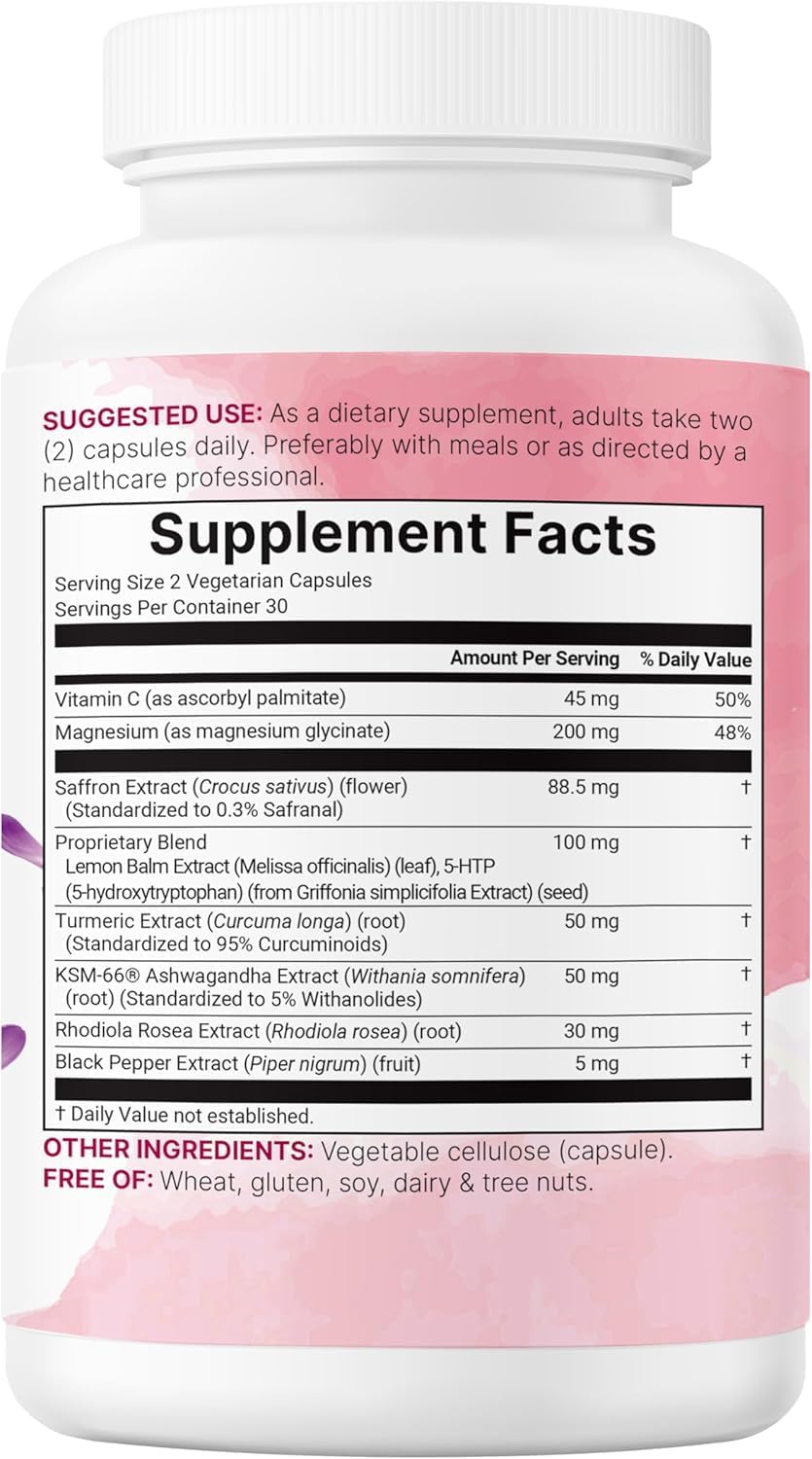 Saffron+ Advanced Supplements 60 Veggie Capsules