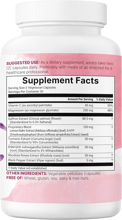 Saffron+ Advanced Supplements 60 Veggie Capsules