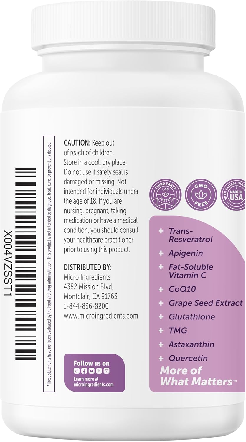 NMN Complex 1000mg Per Serving 120 Veggie Capsules