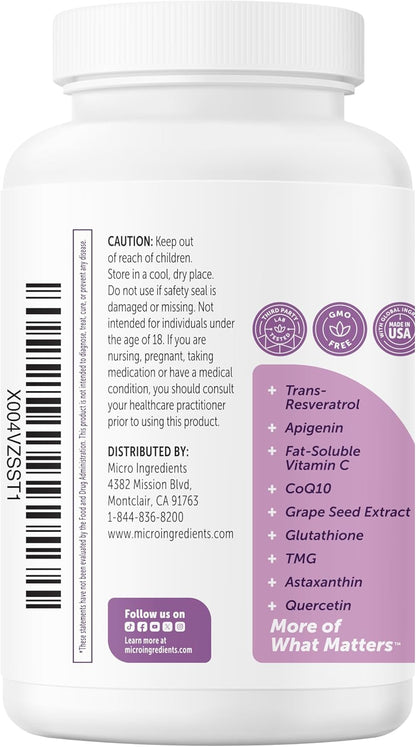NMN Complex 1000mg Per Serving 120 Veggie Capsules