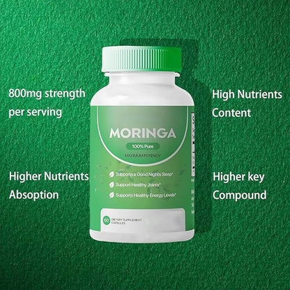 Moringa Dietary Supplement Capsules