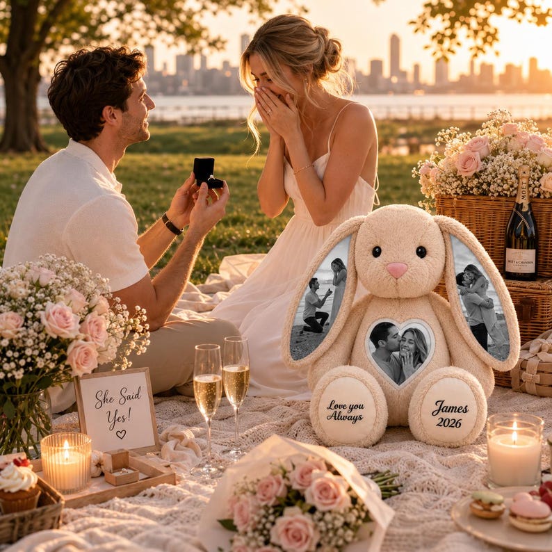 Personalized Photo Bunny Plush