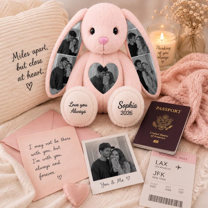 Personalized Photo Bunny Plush