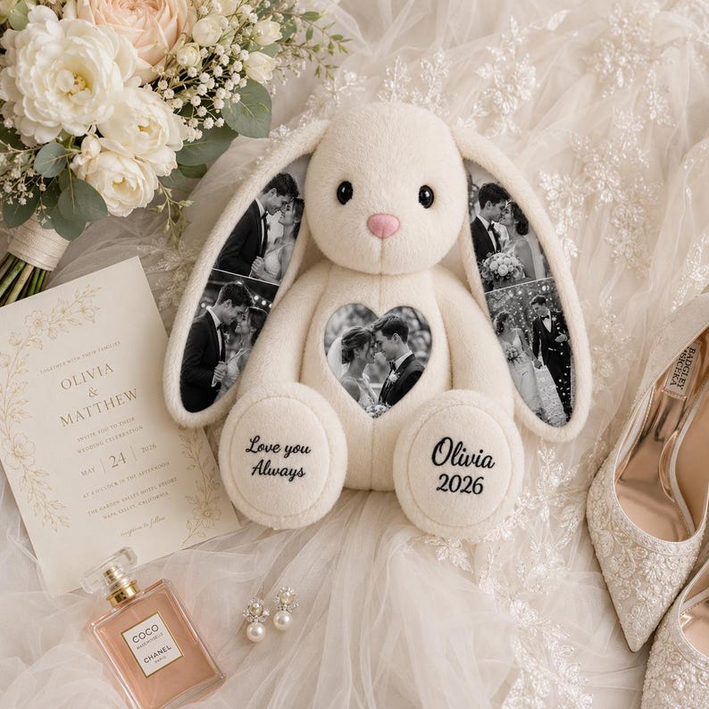 Personalized Photo Bunny Plush