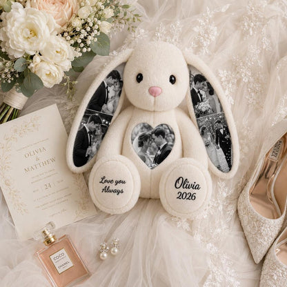 Personalized Photo Bunny Plush