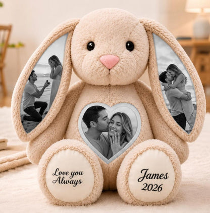 Personalized Photo Bunny Plush