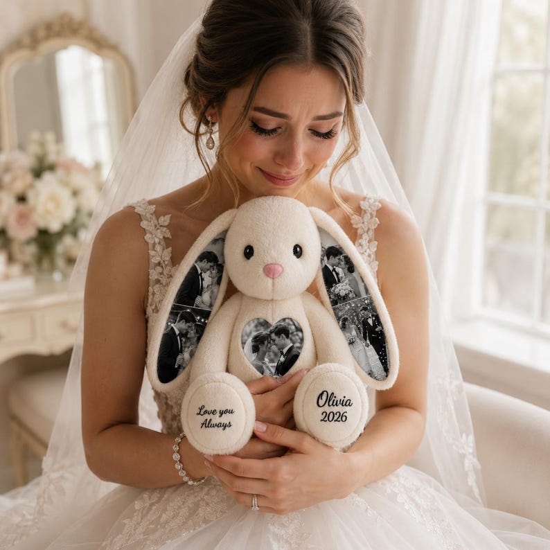 Personalized Photo Bunny Plush