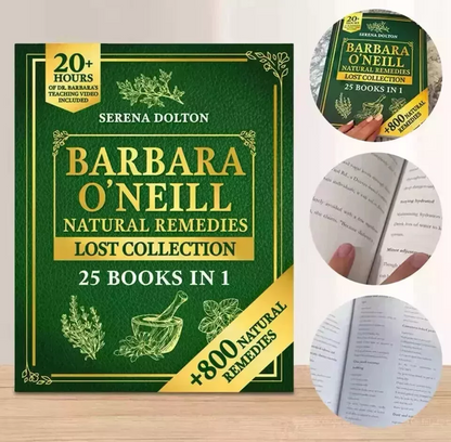 25 Books In 1  Barbara O'Neill Natural Remedies