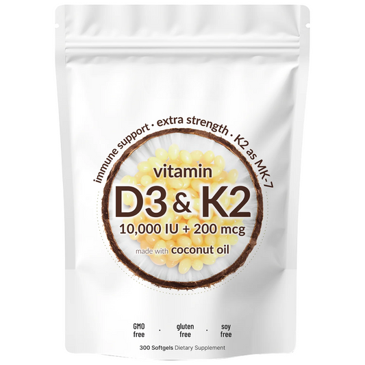 Vitamin D3 K2 Supplement Softgels