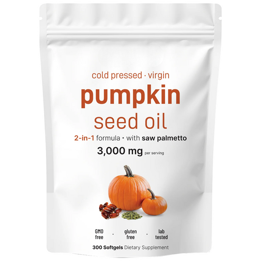 Pumpkin Seed Oil with Saw Palmetto 300 Softgels
