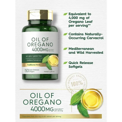 Oregano Oil 4000mg Supplement