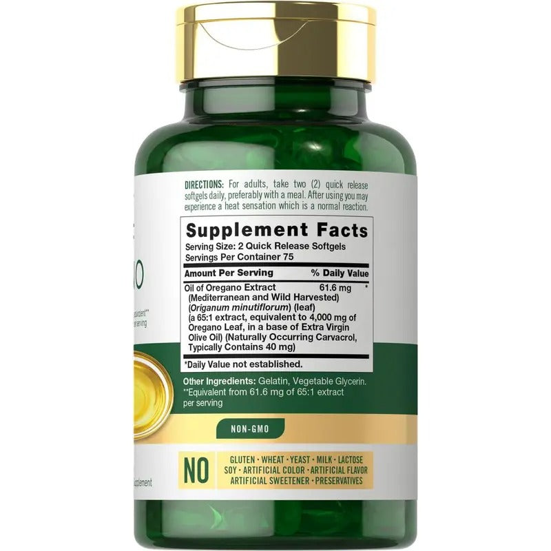 Oregano Oil 4000mg Supplement