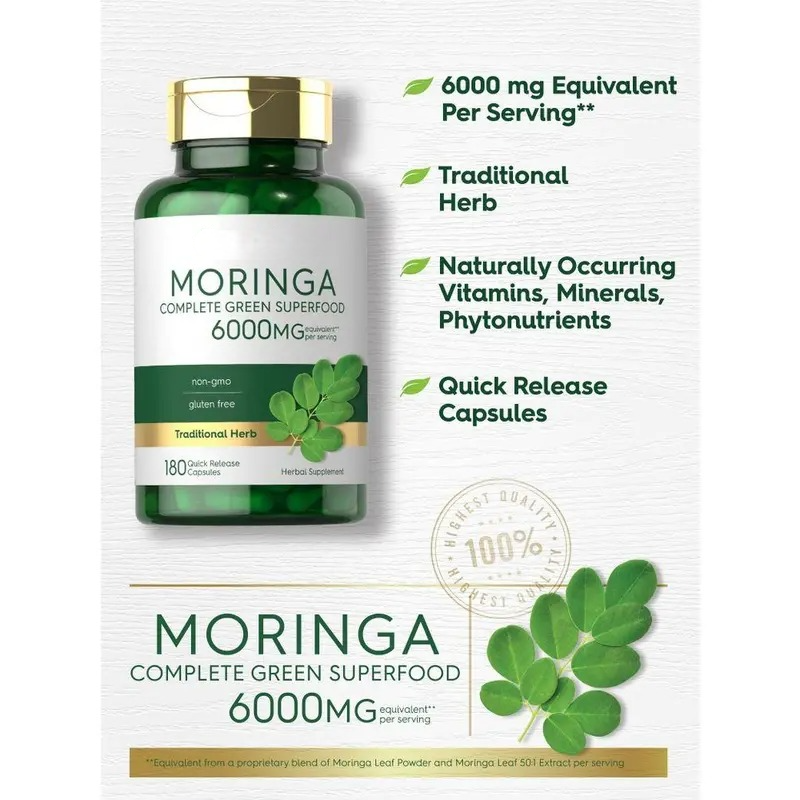 Moringa Complete Green Superfood 6000MG